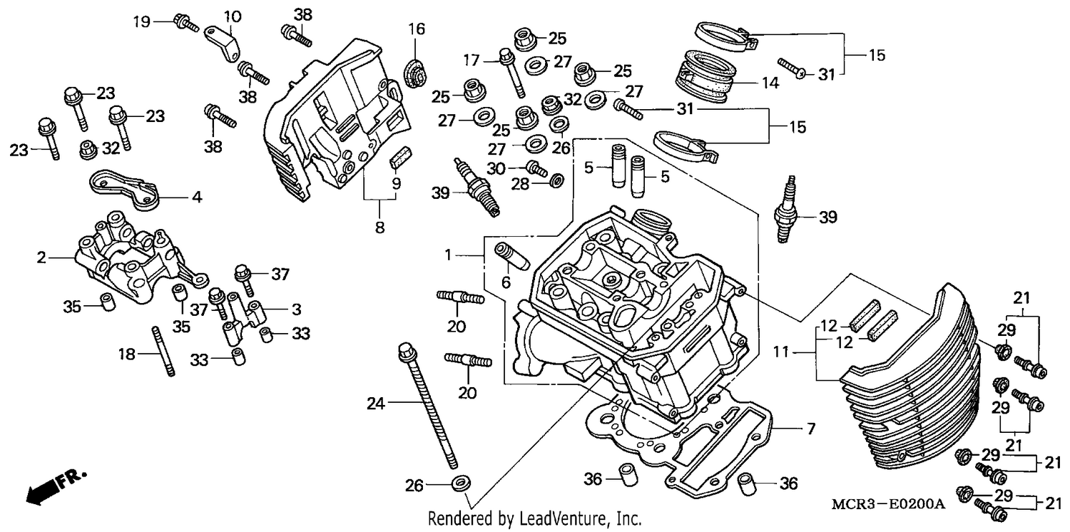FRONT CYLINDER HEAD