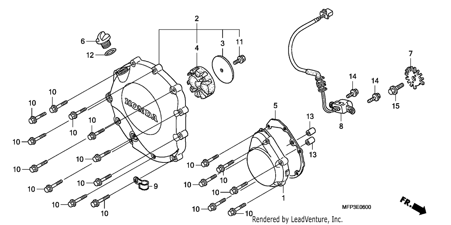 RIGHT CRANKCASE COVER