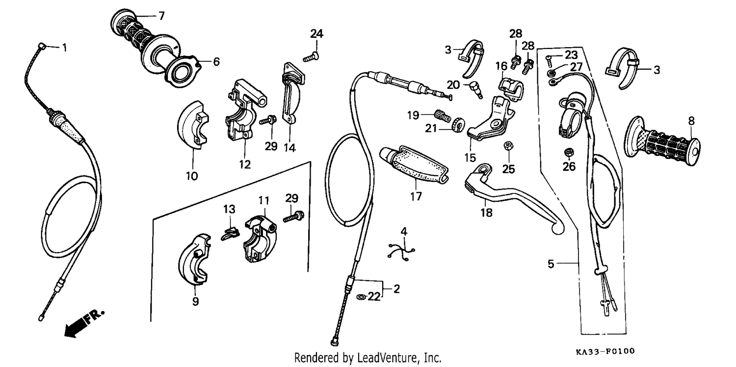 HANDLE LEVER/SWITCH/CABLE
