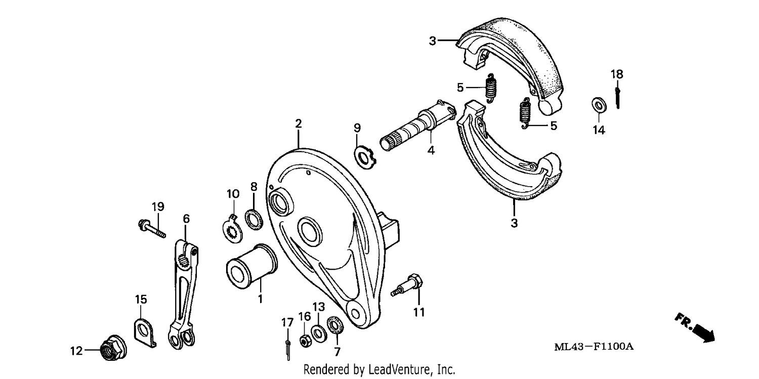 REAR BRAKE PANEL