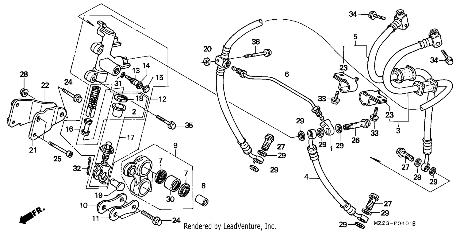 SECOND MASTER CYLINDER