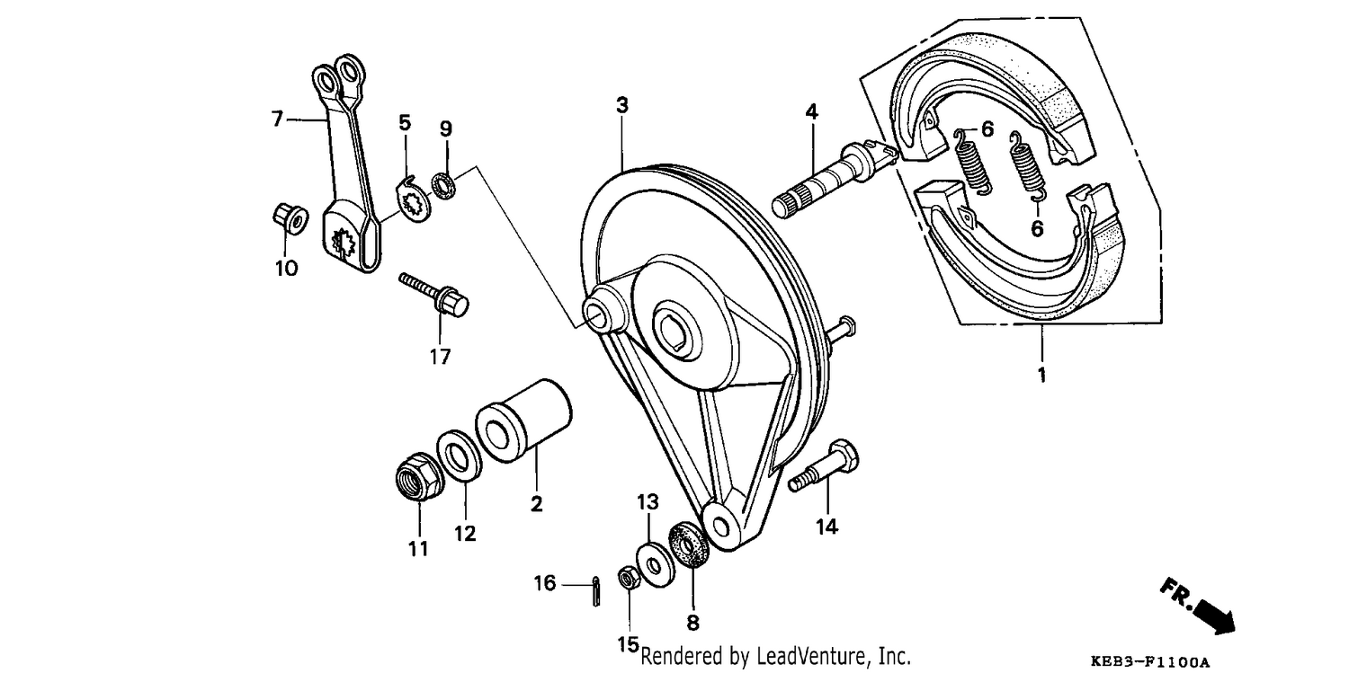 REAR BRAKE PANEL