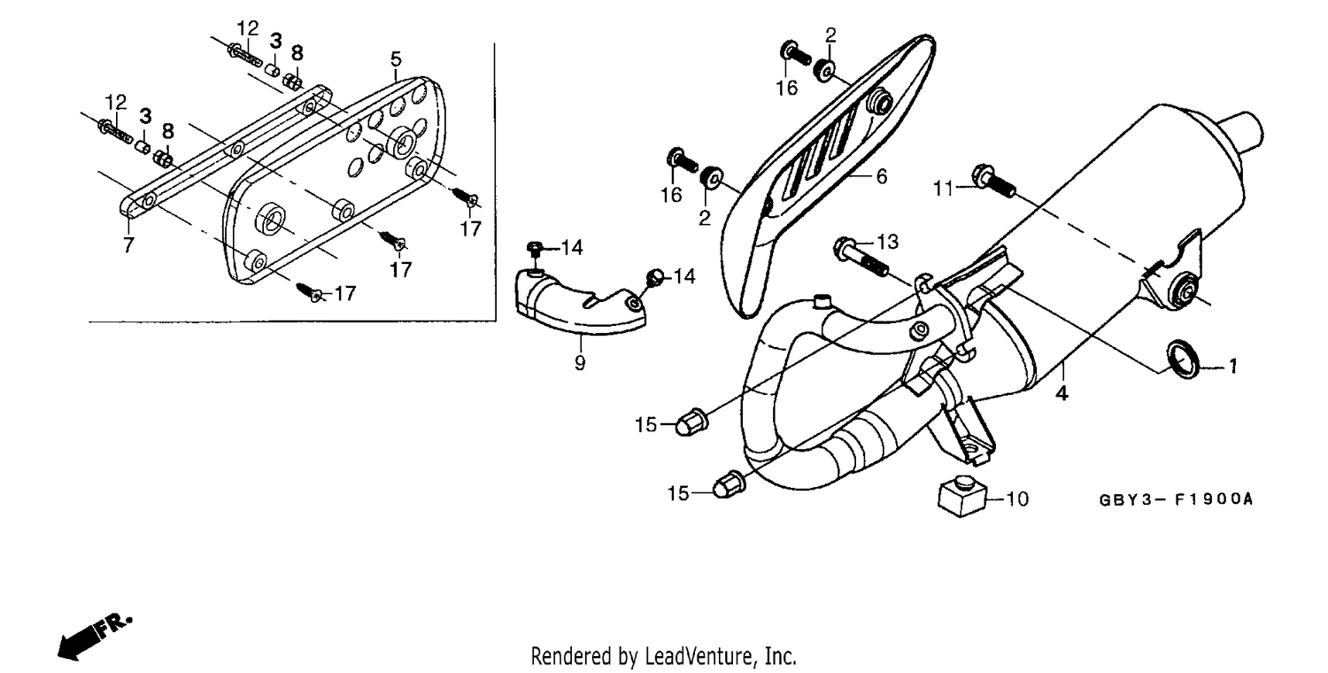 EXHAUST MUFFLER