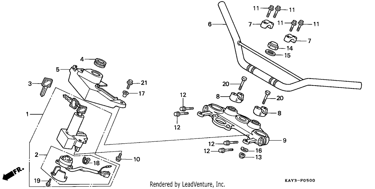 HANDLE PIPE/TOP BRIDGE