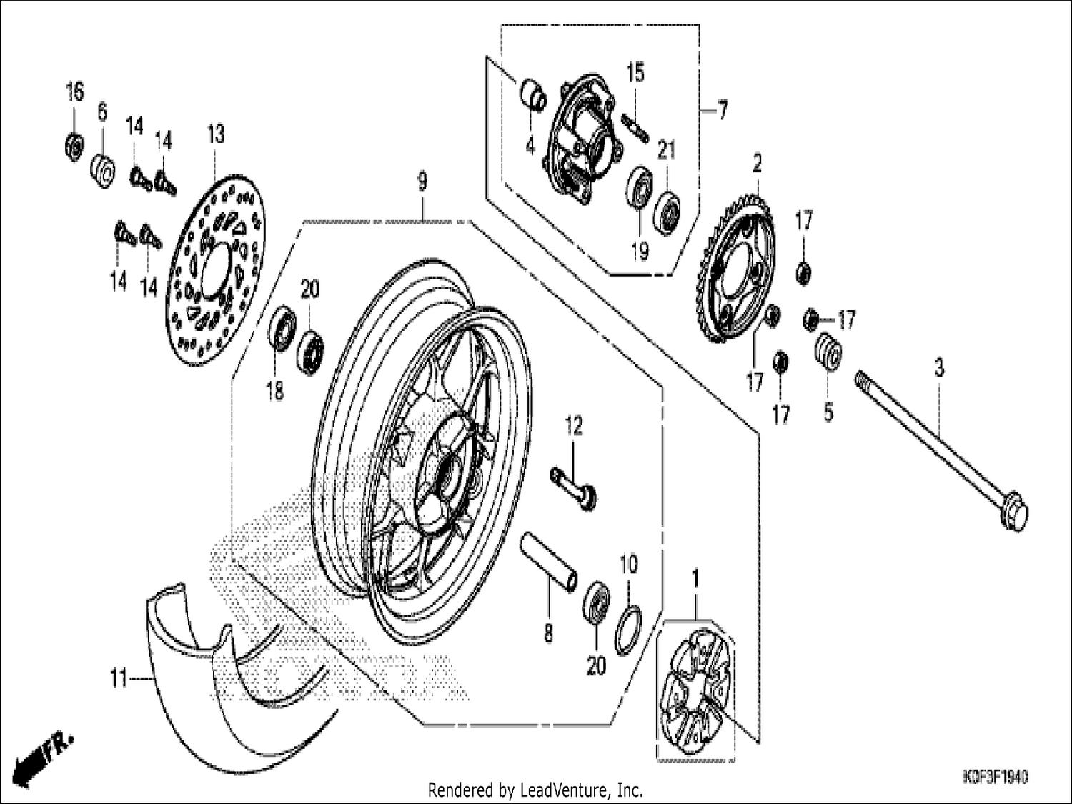  40 REAR WHEEL