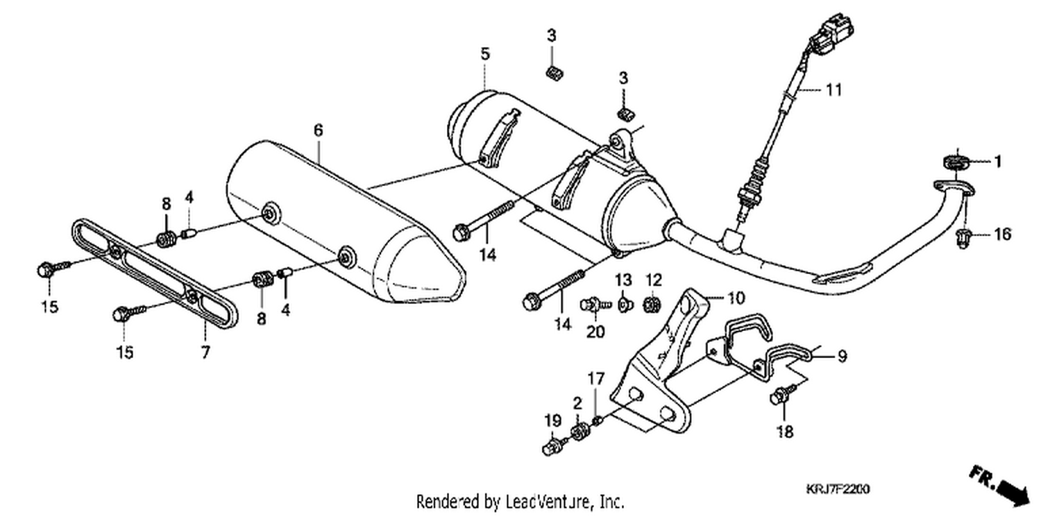  EXHAUST MUFFLER