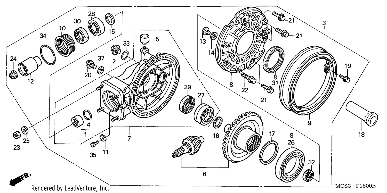 FINAL DRIVEN GEAR (ST1300)