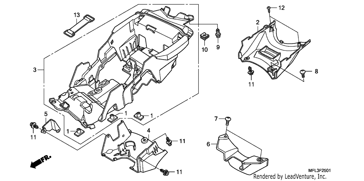 REAR FENDER (CBR1000RA)