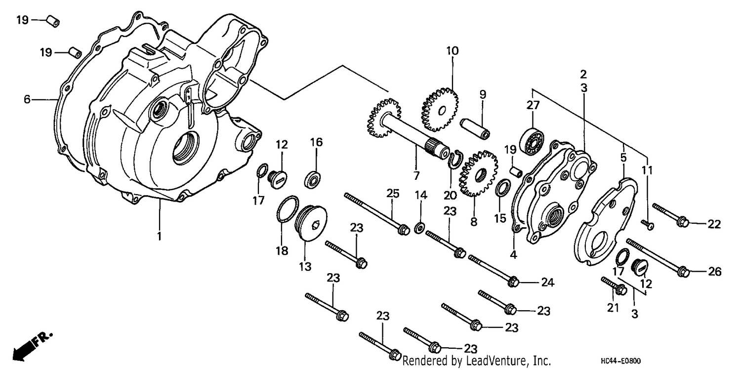 LEFT CRANKCASE COVER