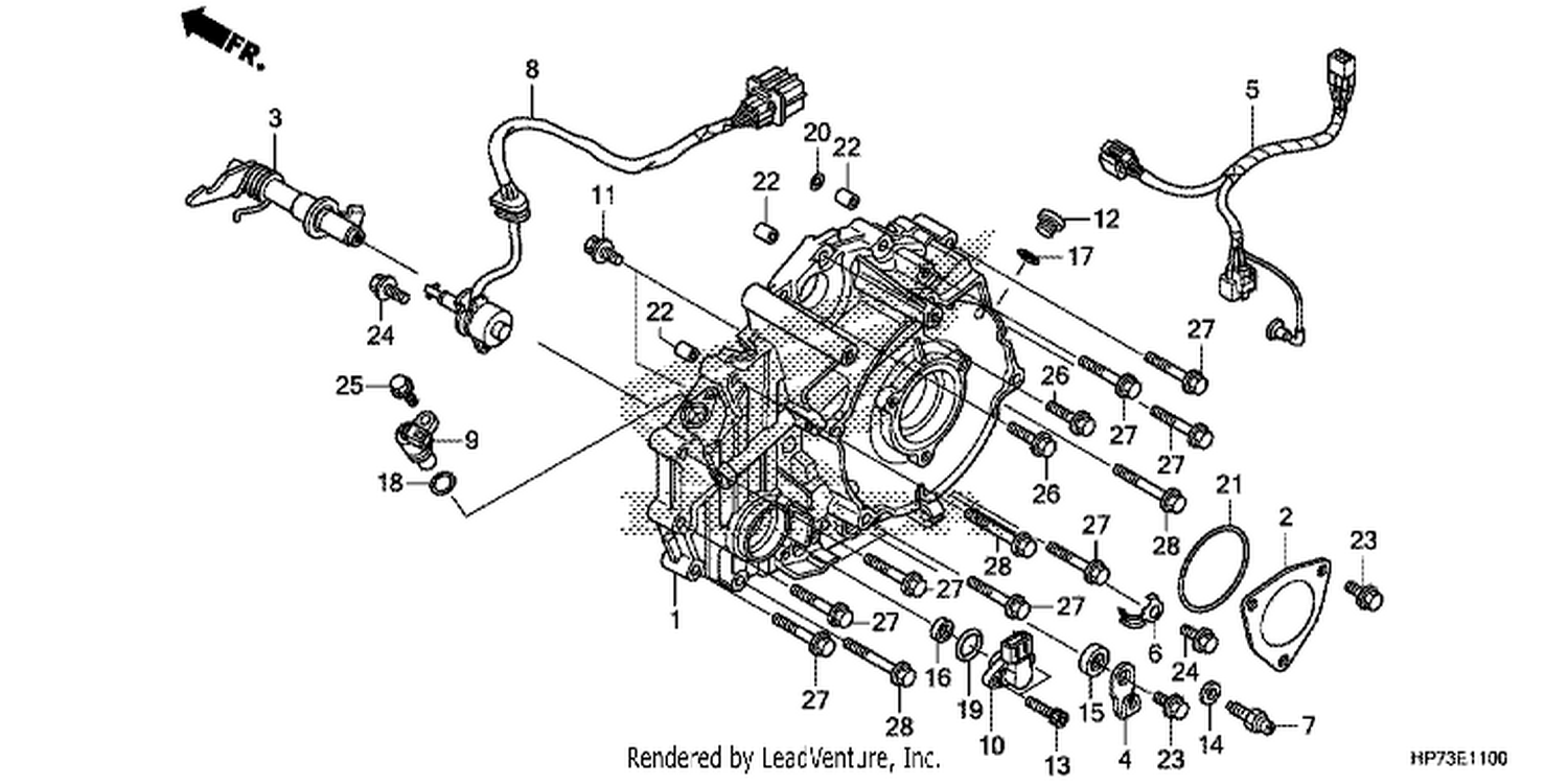  REAR CRANKCASE COVER
