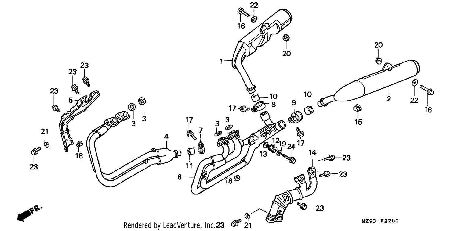 EXHAUST MUFFLER