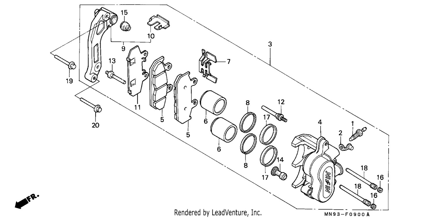 FRONT BRAKE CALIPER
