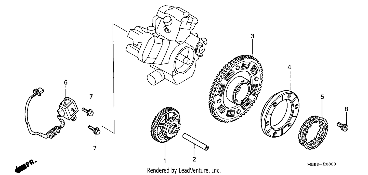 PULSE GENERATOR/ STARTING CLUTCH