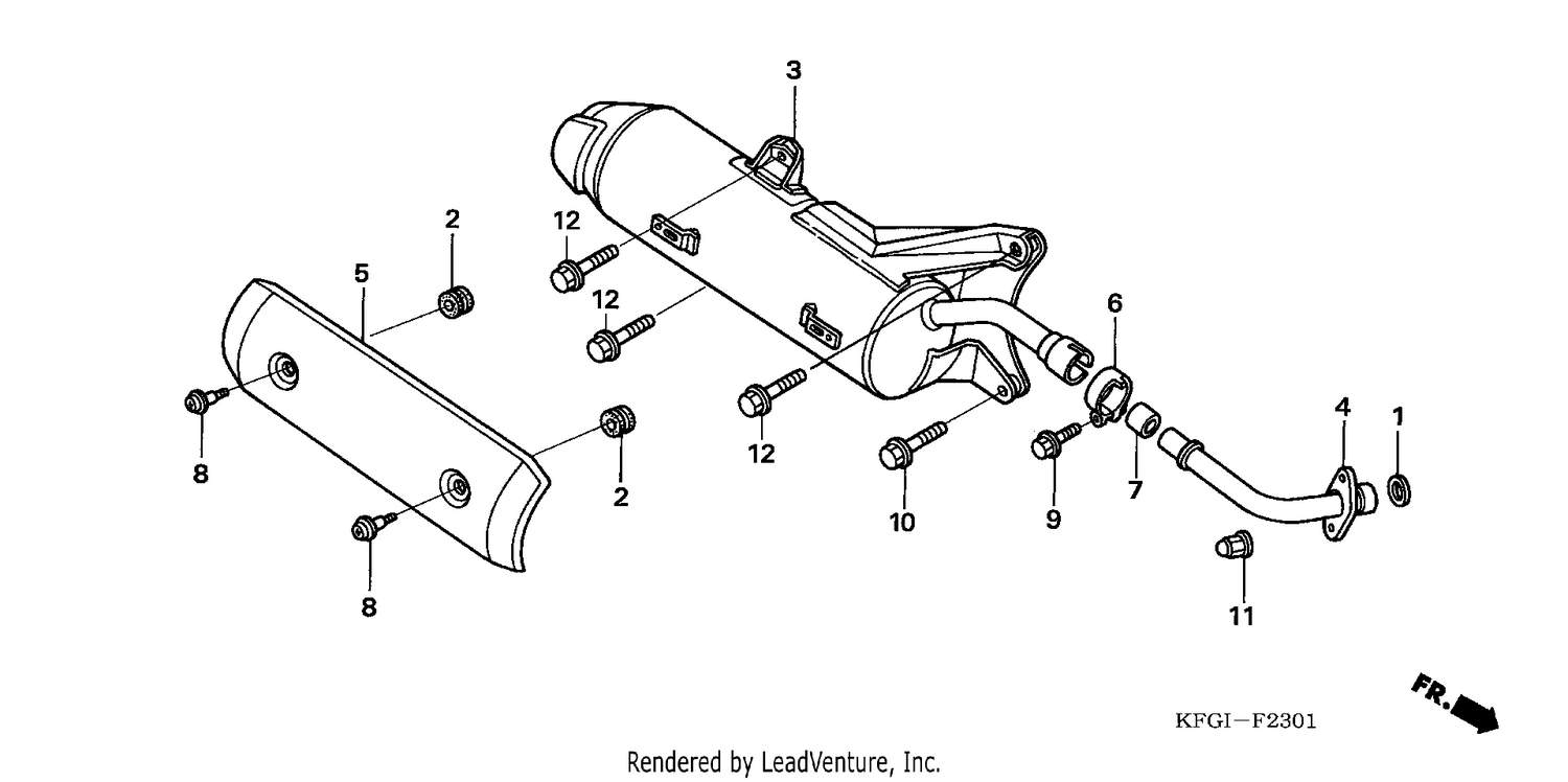 EXHAUST MUFFLER (FES2505)