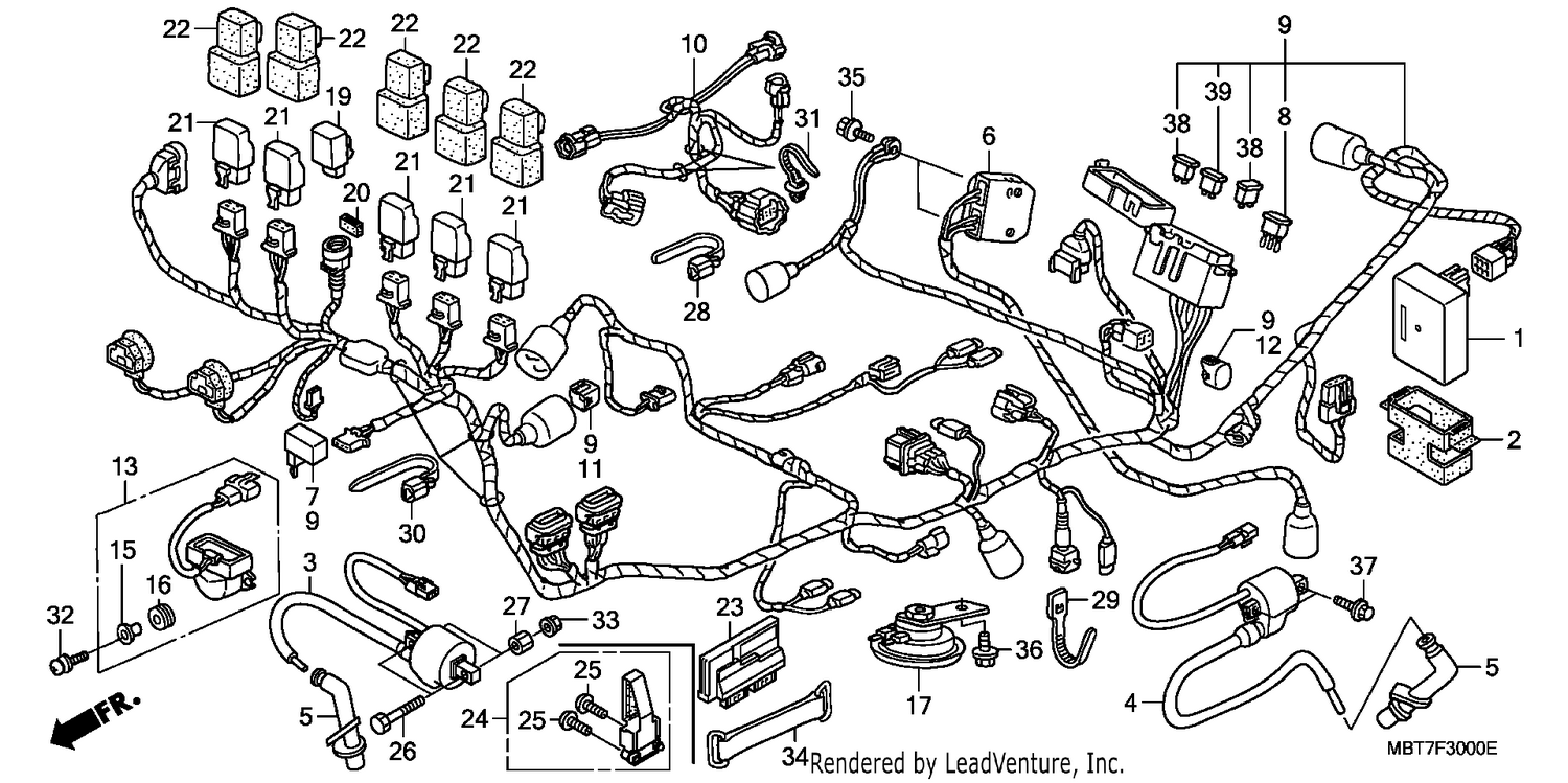 WIRE HARNESS (XL1000V)