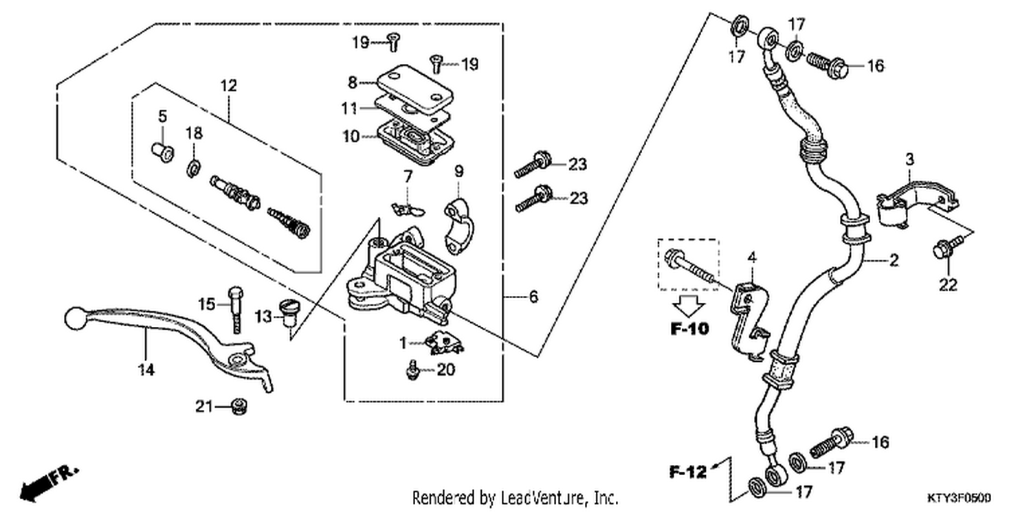  FRONT BRAKE MASTER CYLINDER