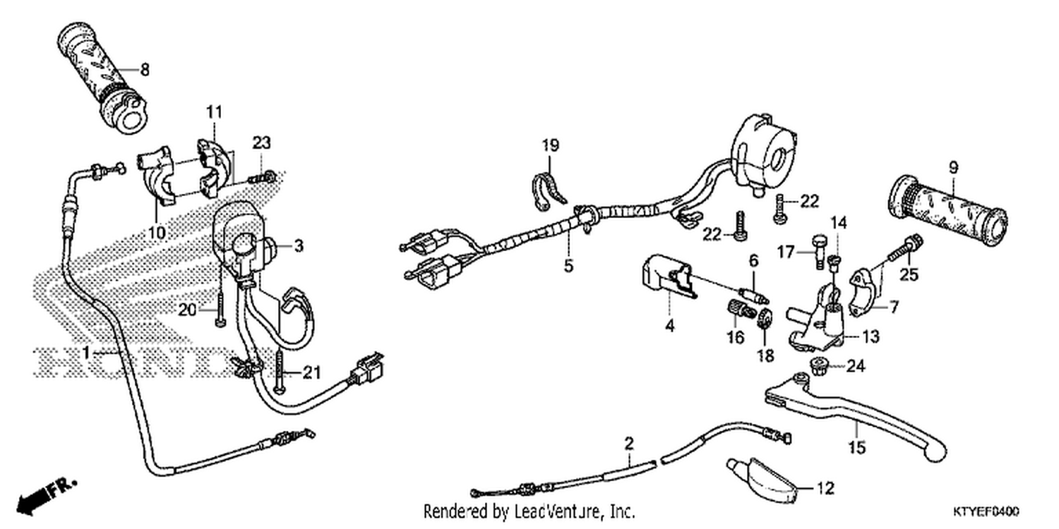  HANDLE LEVER/ SWI TCH/ CABLE