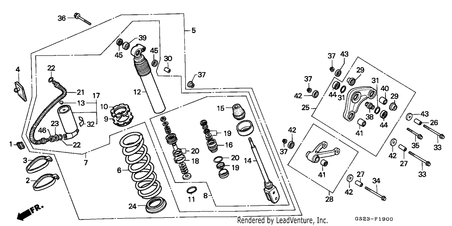 REAR CUSHION (CR80RL/RM)