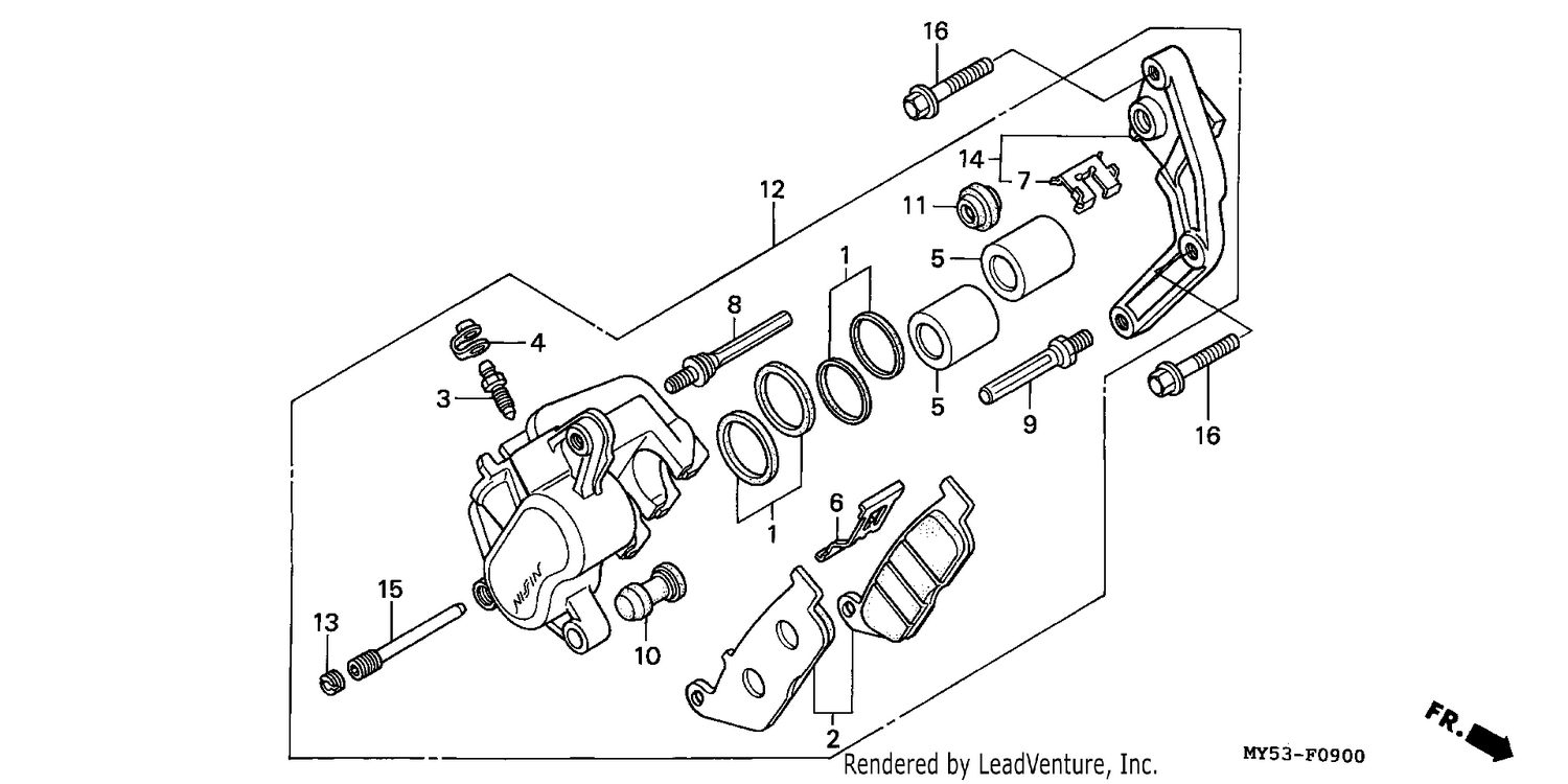 FRONT BRAKE CALIPER