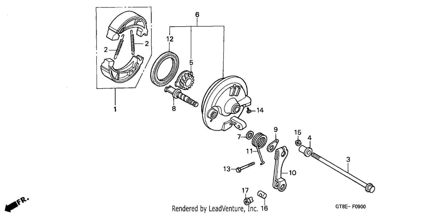 FRONT BRAKE PANEL
