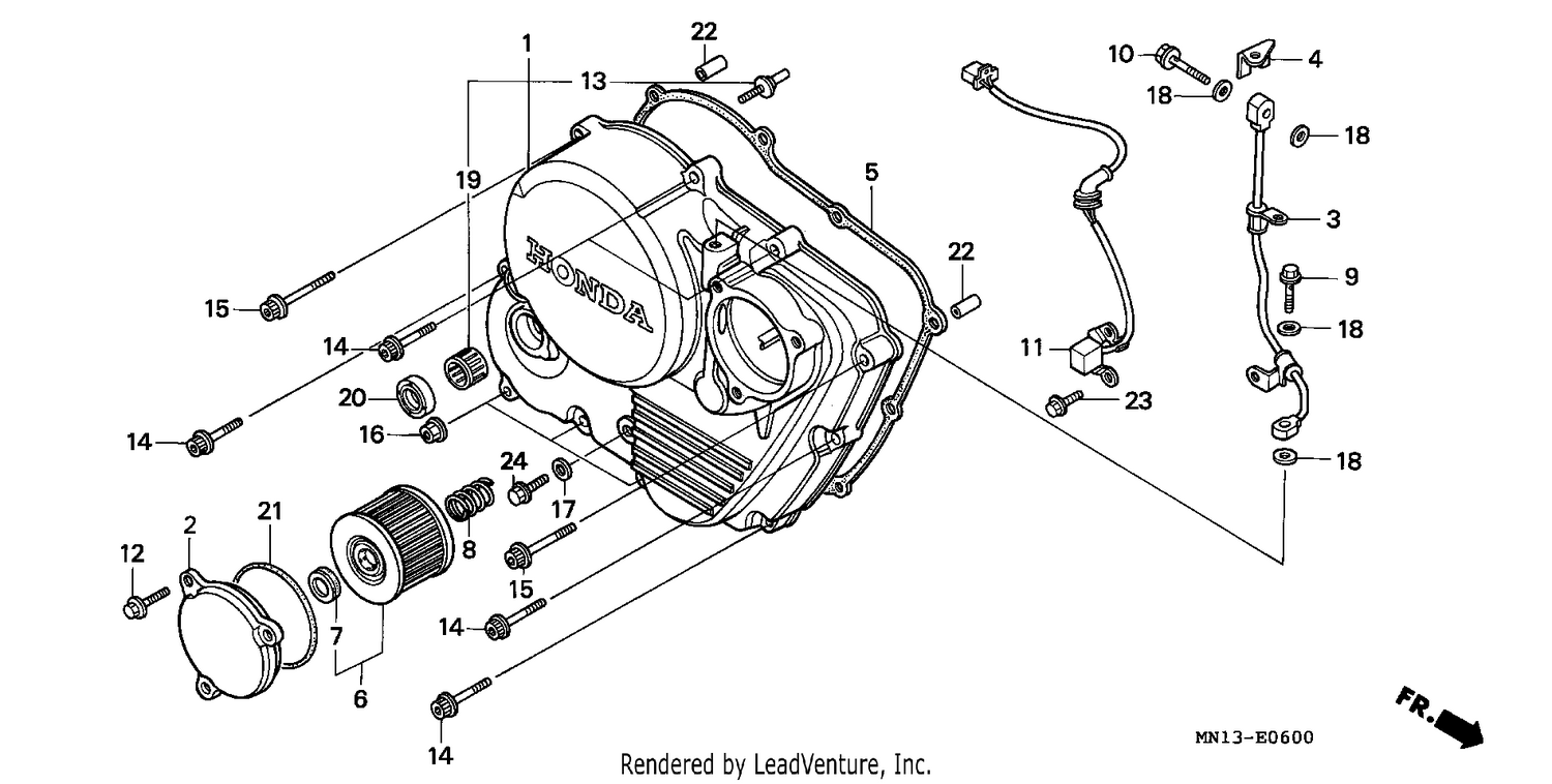 RIGHT CRANKCASE COVER