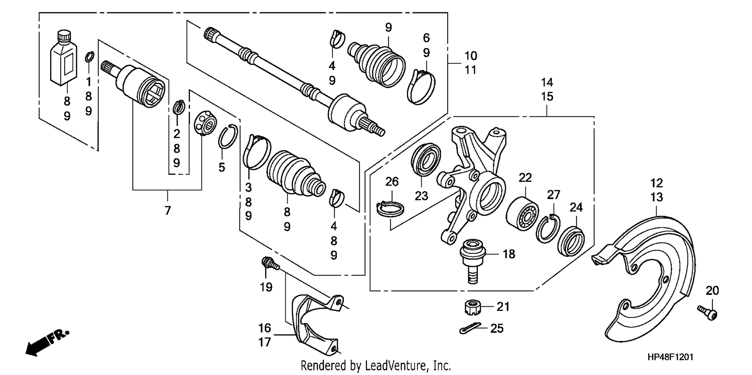FRONT KNUCKLE (4WD)