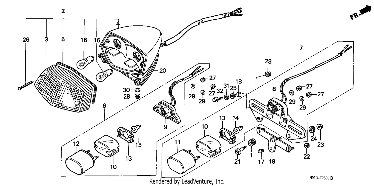 TAILLIGHT (VT600C/CD)