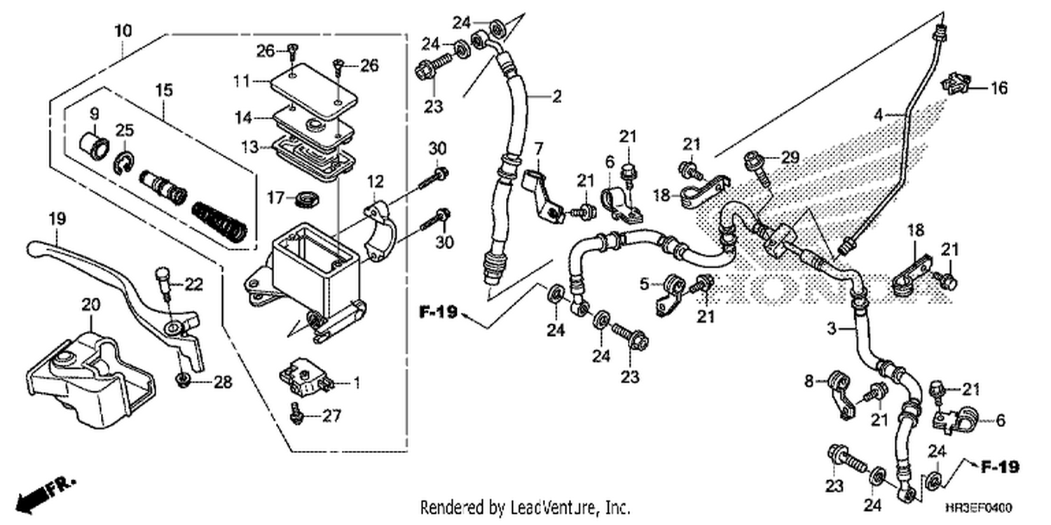  FRONT BRAKE MASTER CYLI NDER