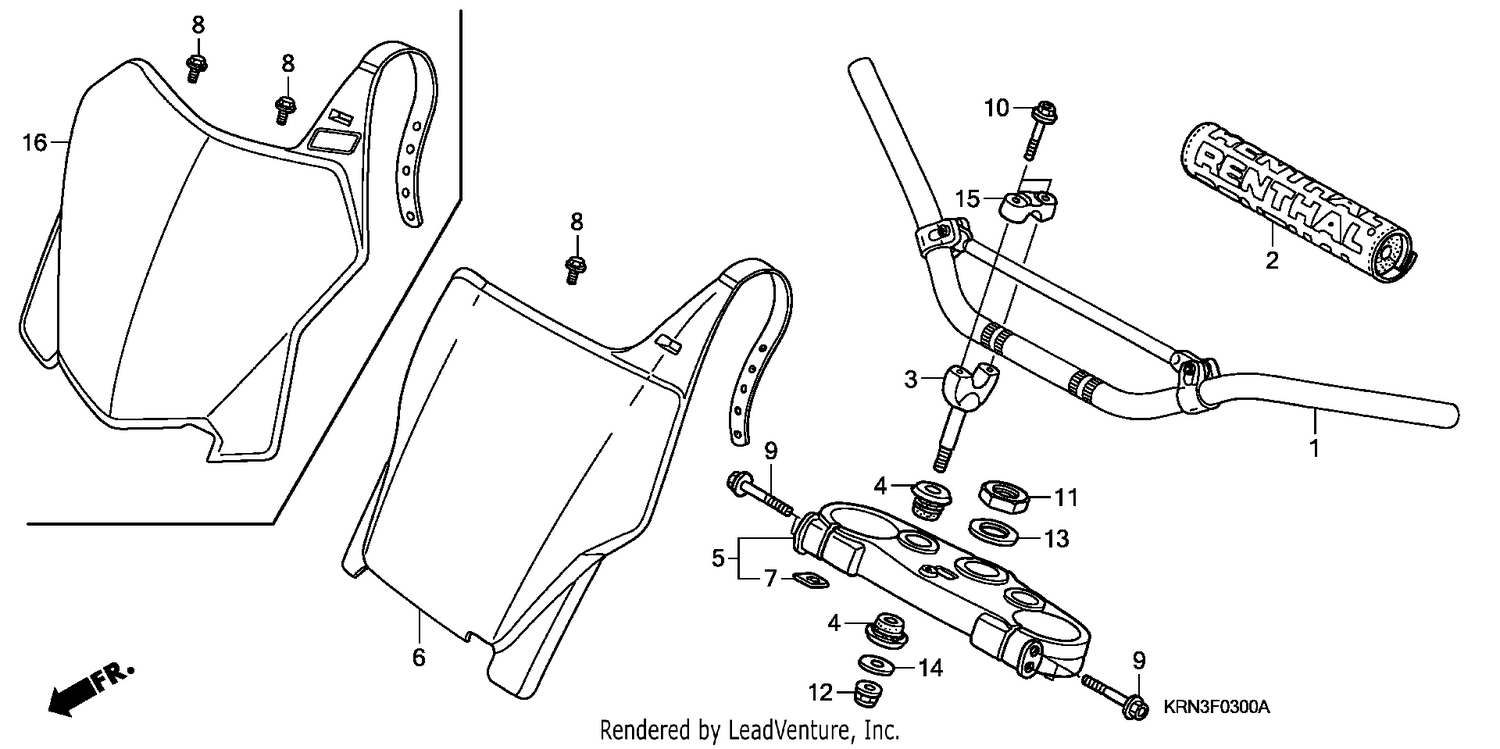 HANDLE PIPE/TOP BRIDGE