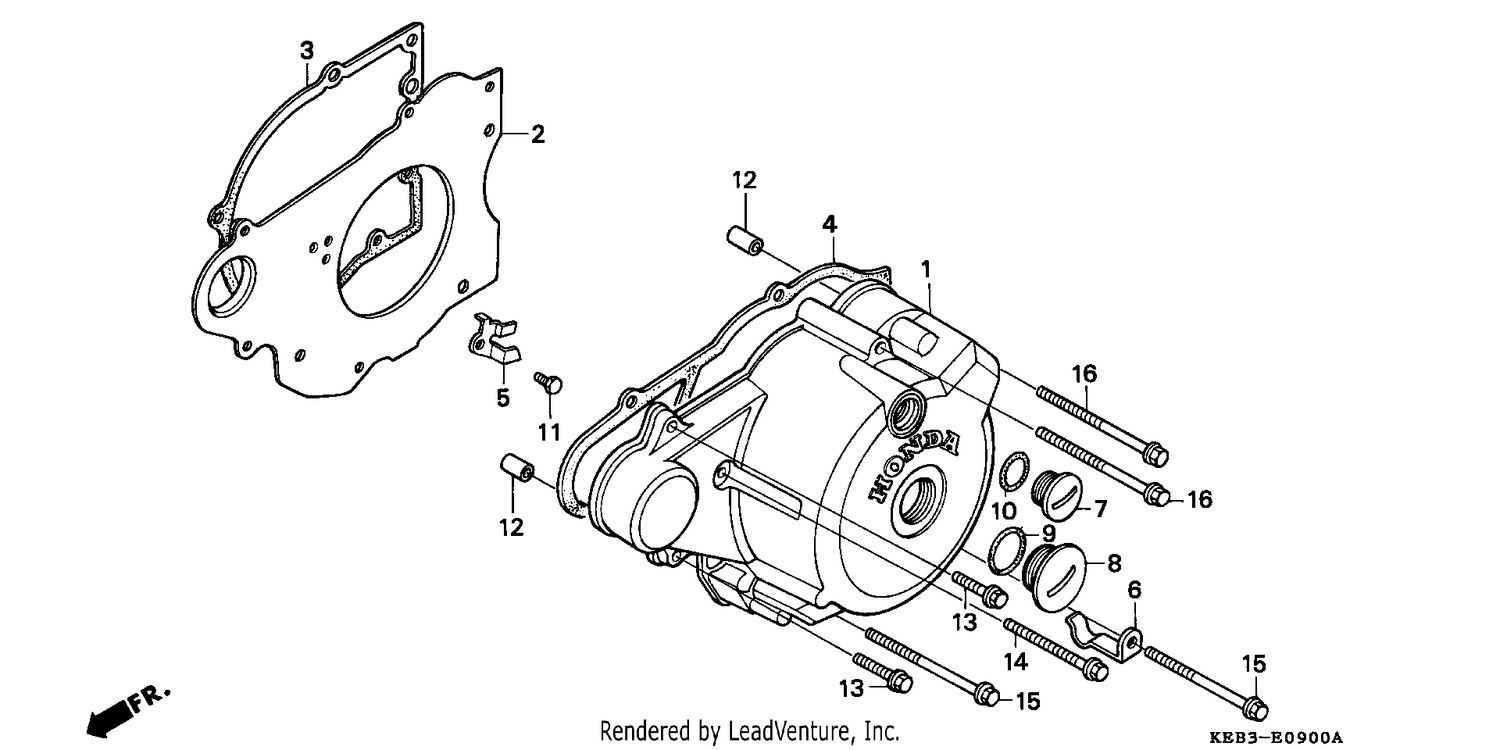LEFT CRANKCASE COVER