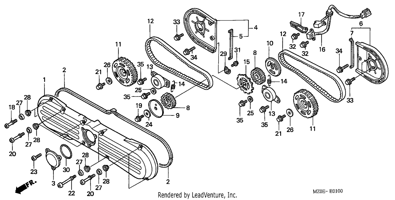 FRONT COVER/TIMING BELT