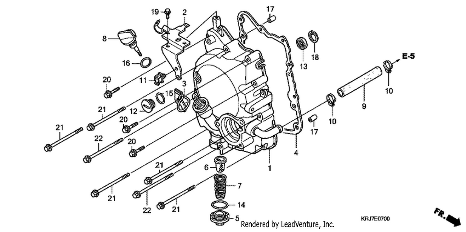  RI GHT CRANKCASE COVER