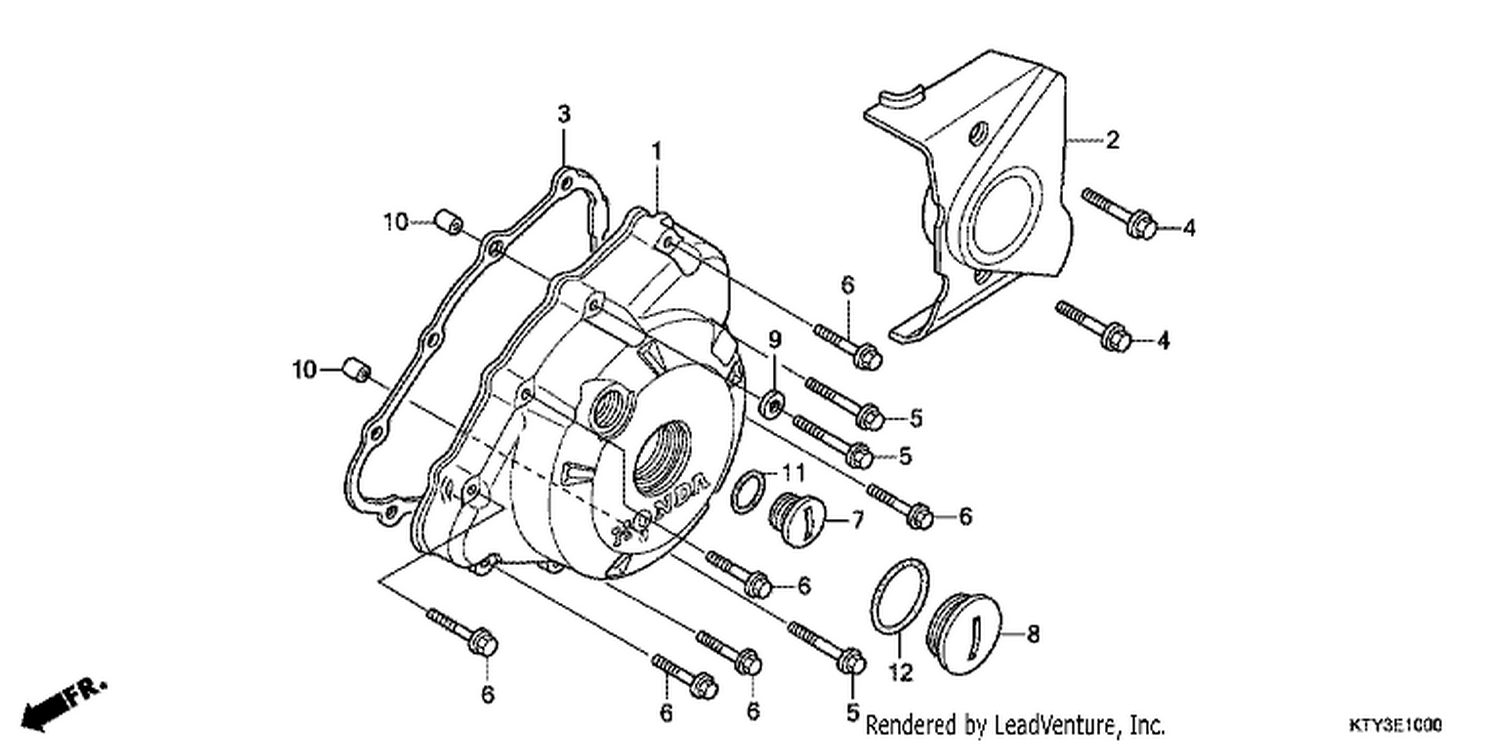  LEFT CRANKCASE COVER