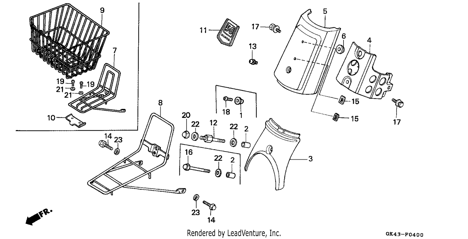 TOP COVER/FRONT CARRIER