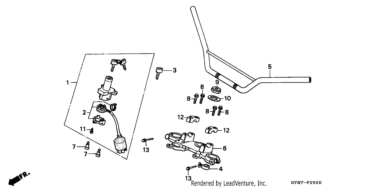 HANDLE PIPE/TOP BRIDGE
