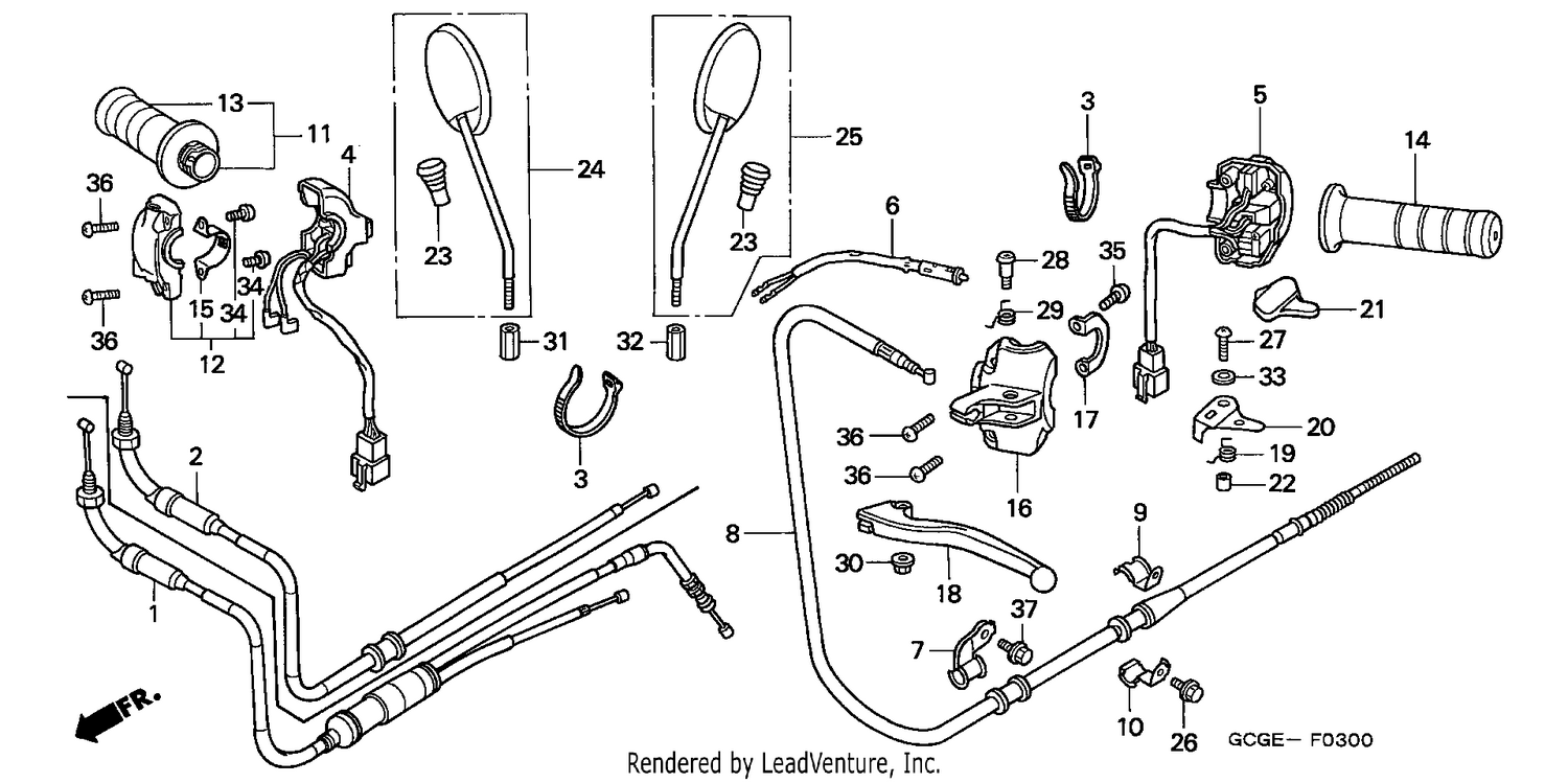 HANDLE LEVER/SWITCH/CABLE