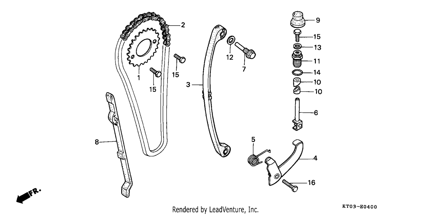 CAM CHAIN/TENSIONER