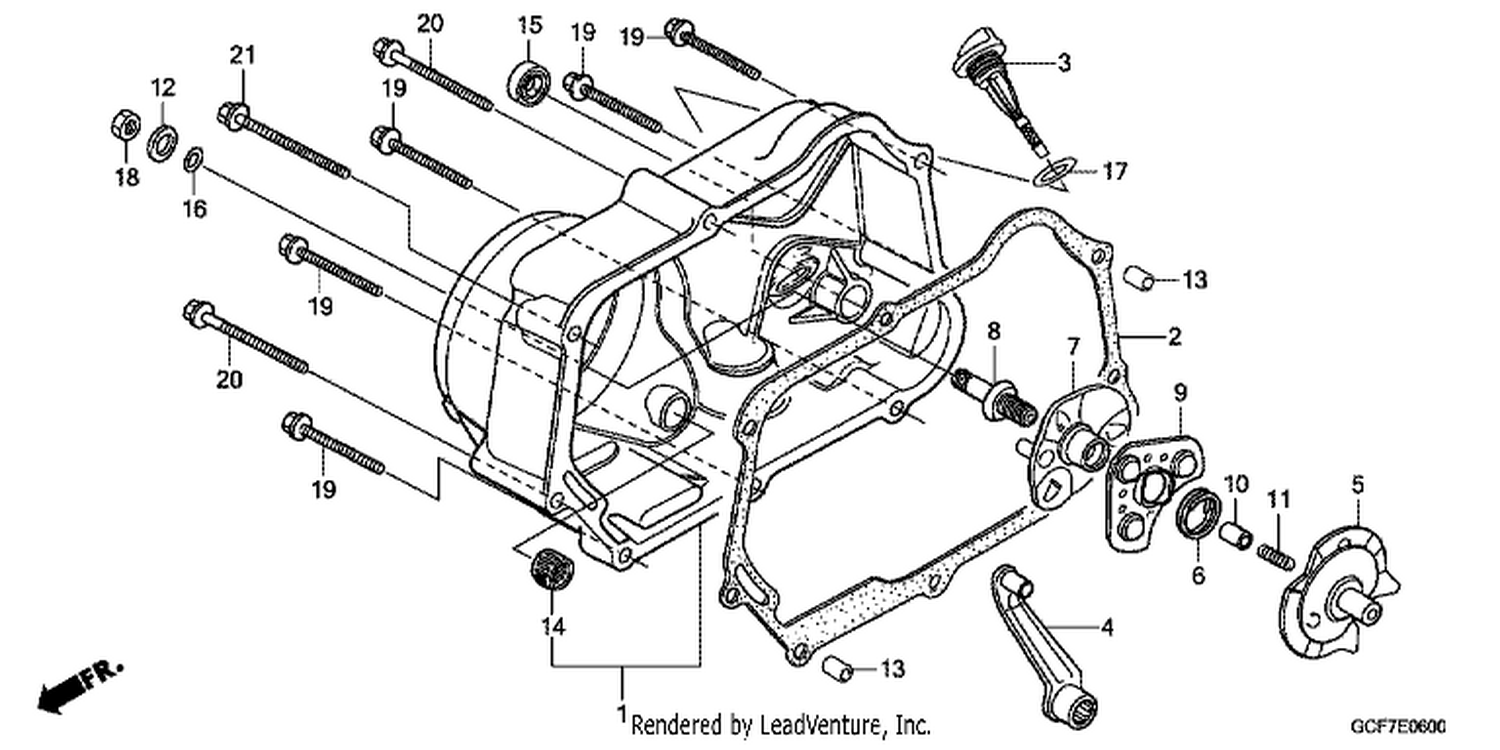  RIGHT CRANKCASE COVER