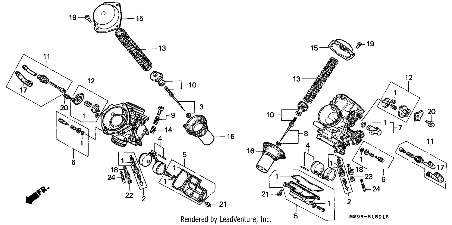 CARBURETOR (COMPONENT PARTS)