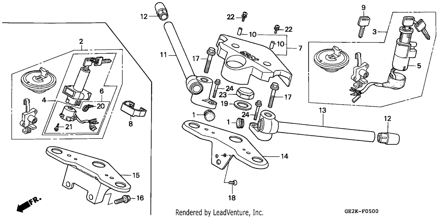 HANDLE PIPE/TOP BRIDGE