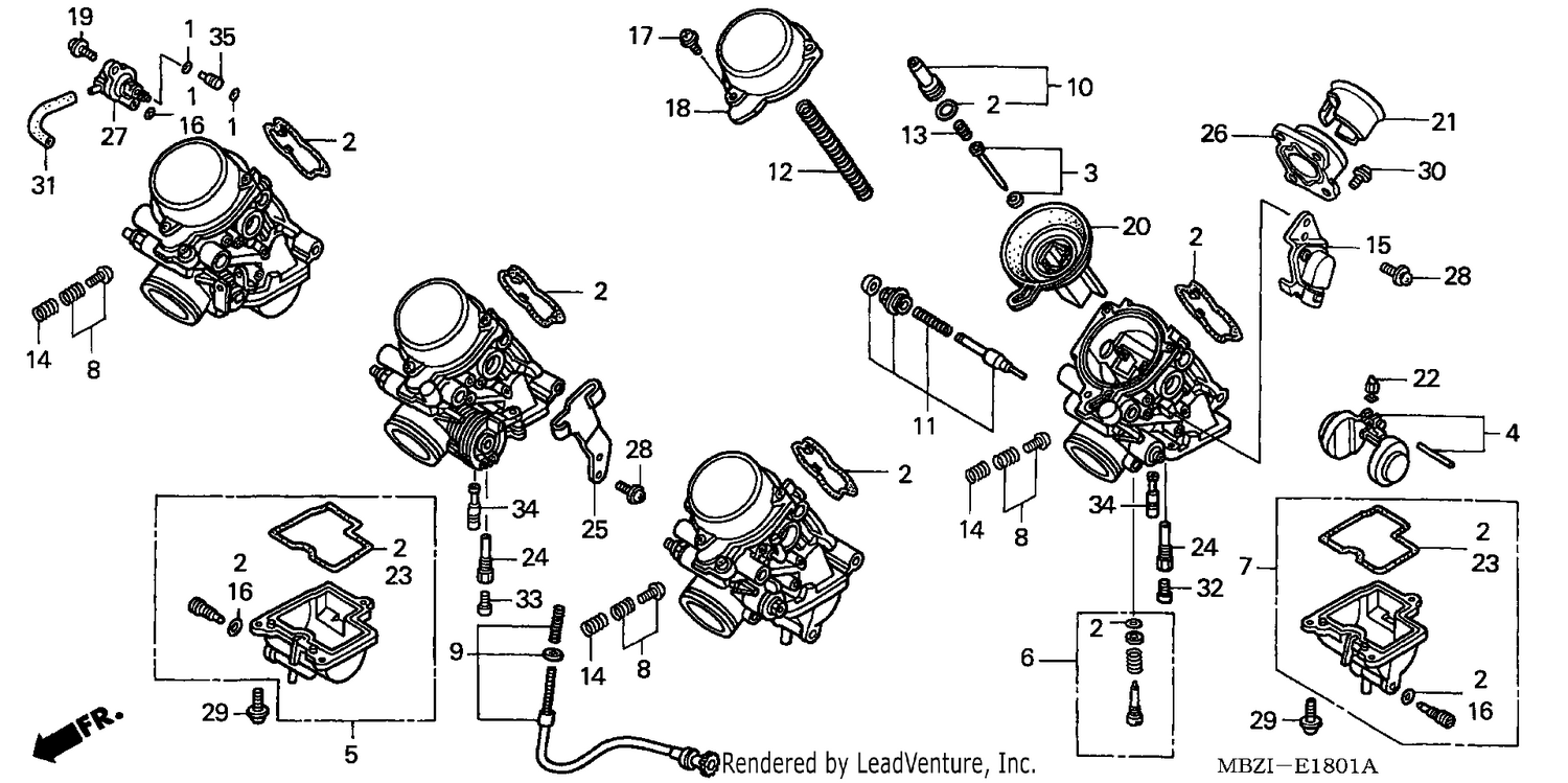 CARBURETOR (COMPONENT PARTS) (1)