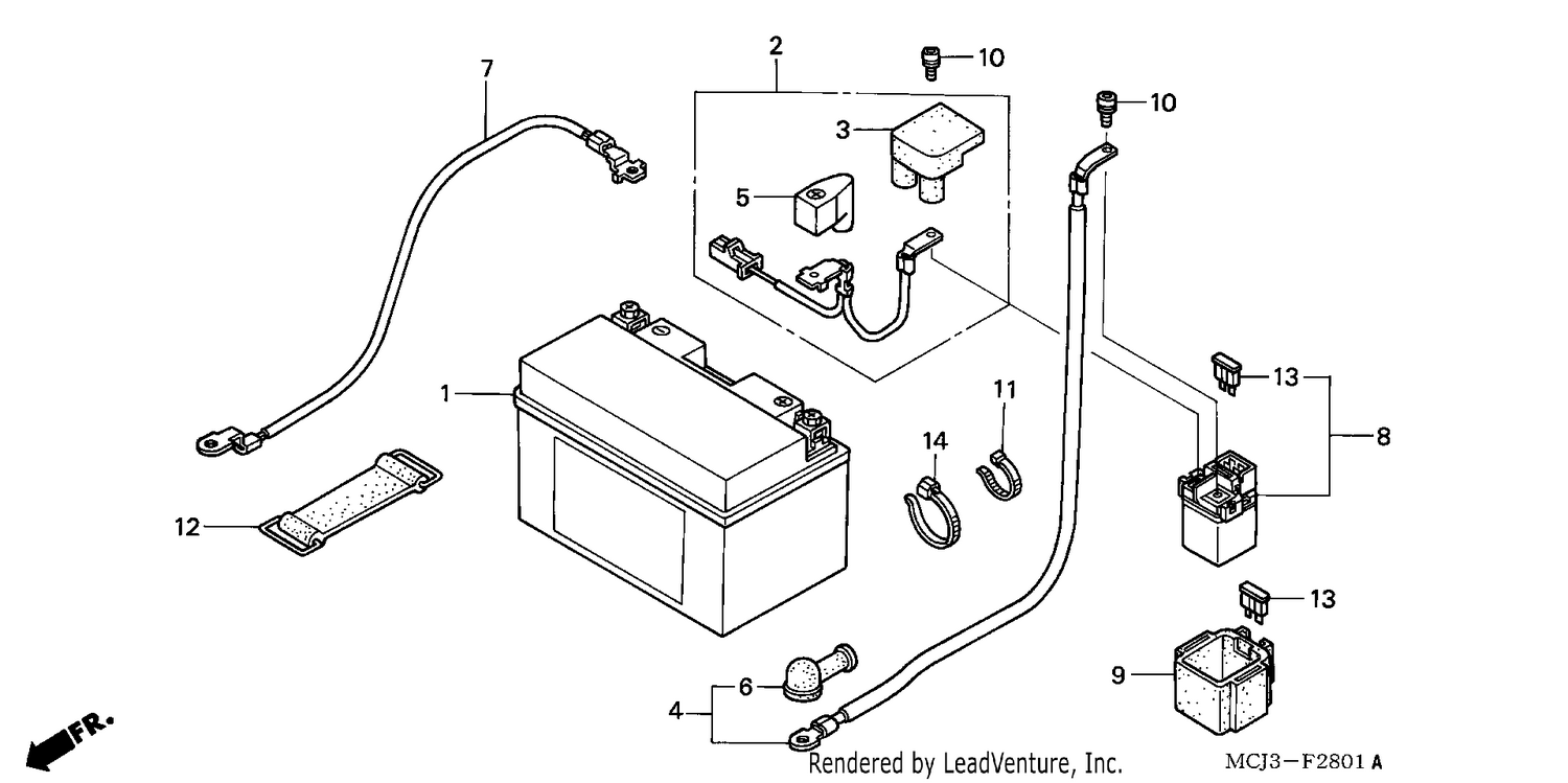 BATTERY (CBR900RR2,3)