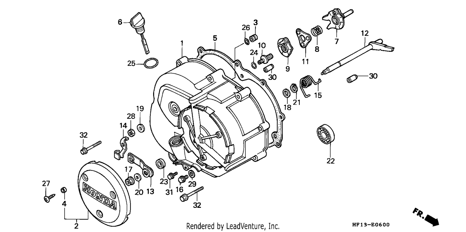 RIGHT CRANKCASE COVER