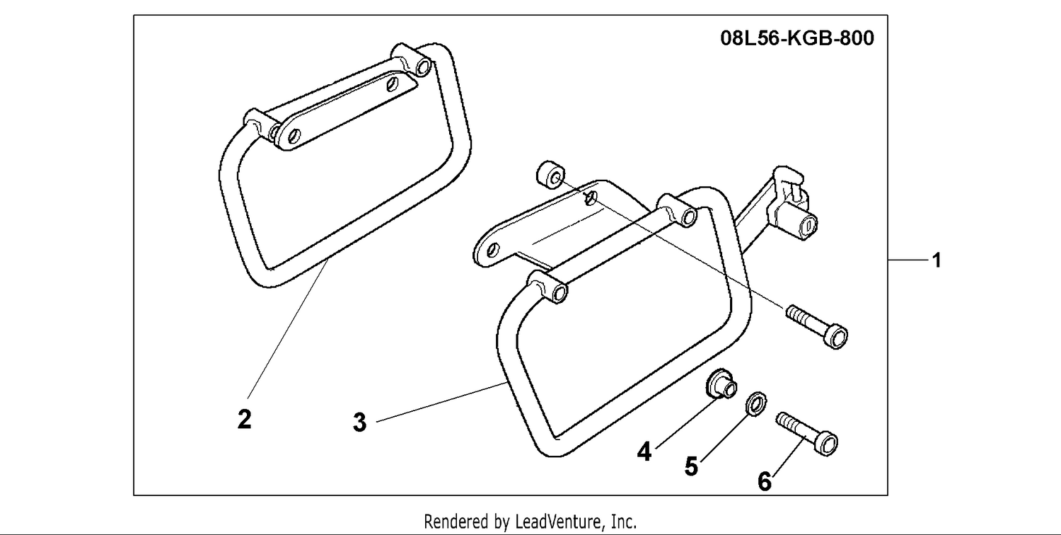 LEATHER SADDLEBAGSTAY