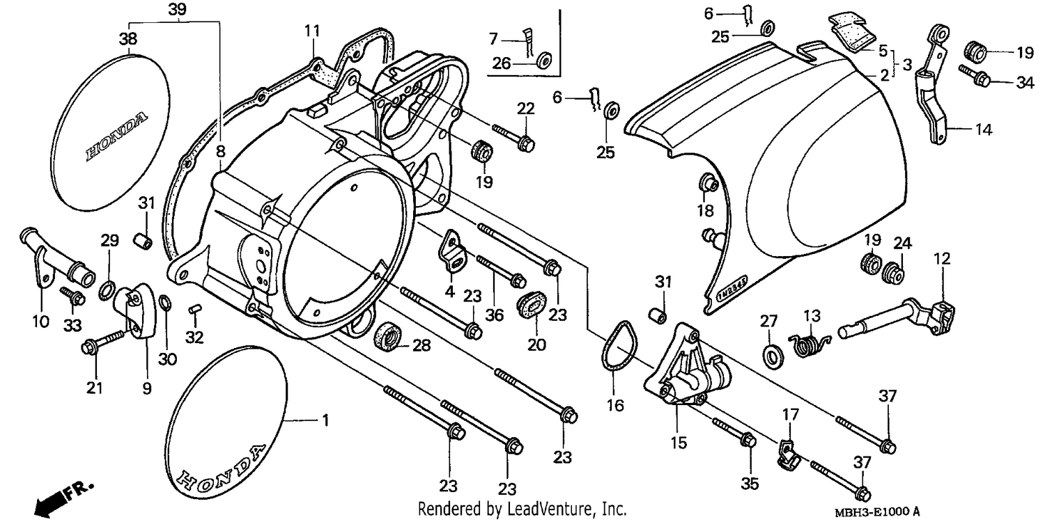 LEFT CRANKCASE COVER