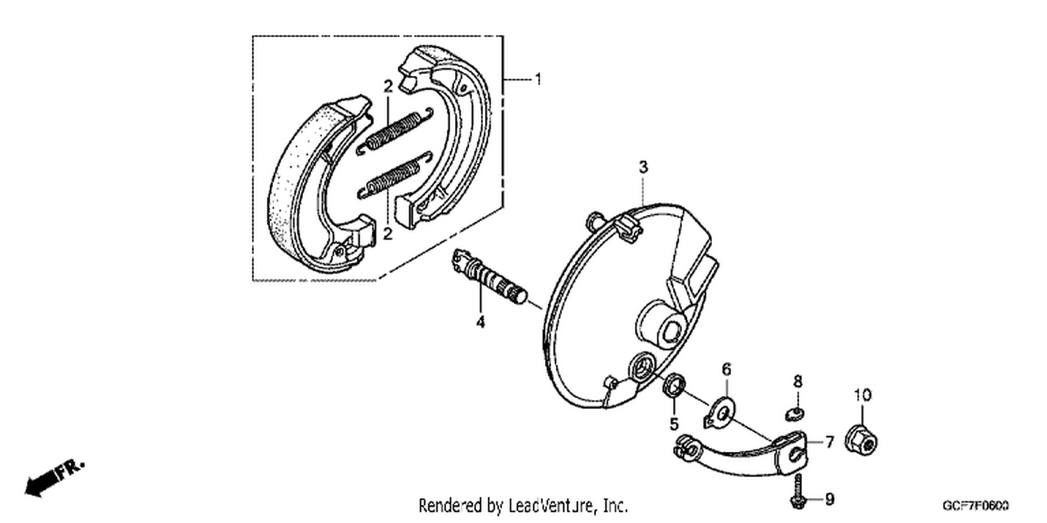  FRONT BRAKE PANEL