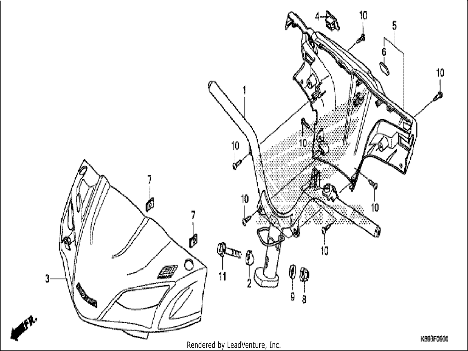  STEERING HANDLE/HANDLE COVER