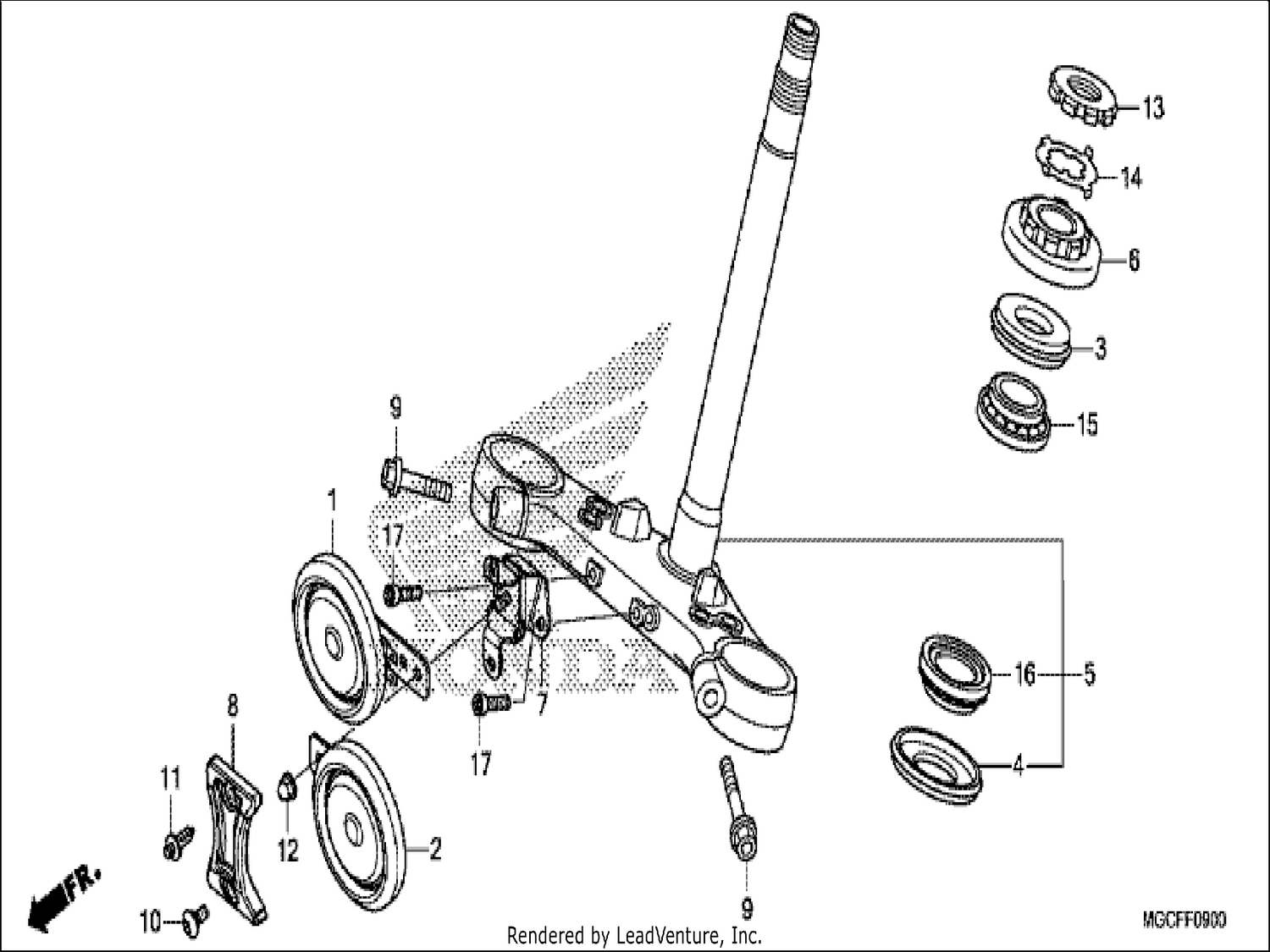  STEERING STEM (CB1100TAD)