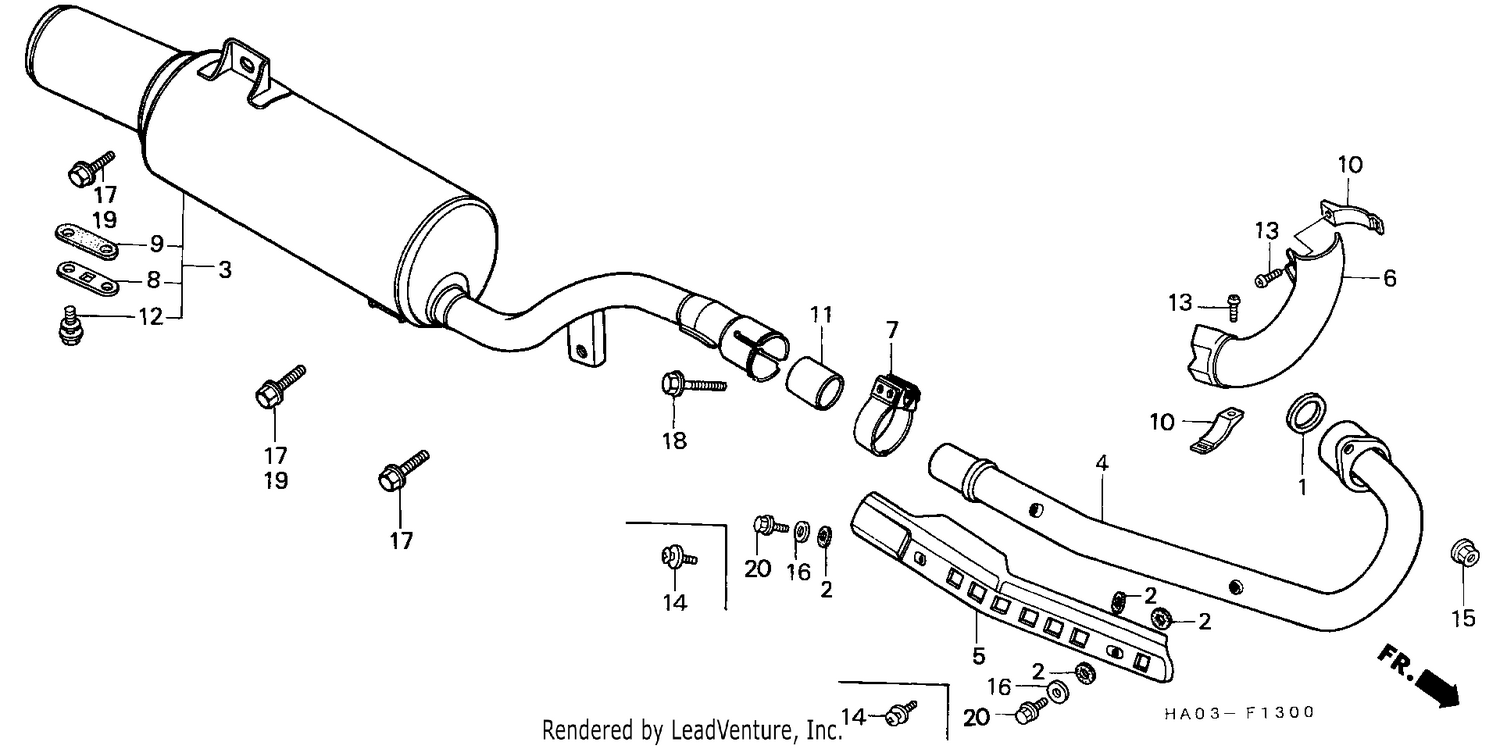 EXHAUST MUFFLER