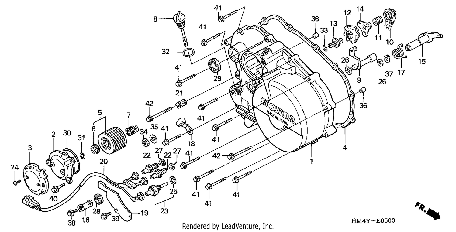 RIGHT CRANKCASE COVER